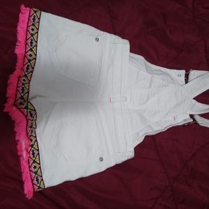 Little girls shorts overalls
